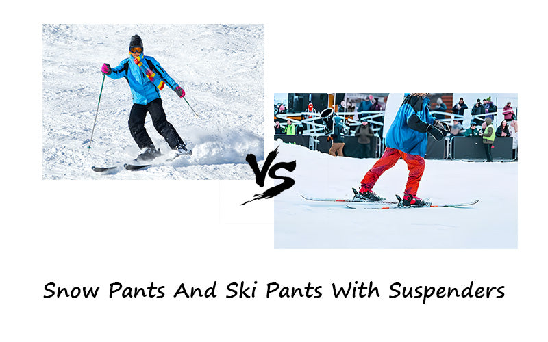 Snow Pants Vs. Ski Pants With Suspenders: Ultimate Winter Gear –  Holdup-Suspender-Company