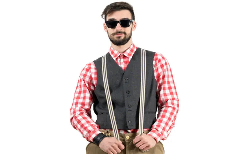 Tuxedo Suspenders with Vest – Holdup-Suspender-Company