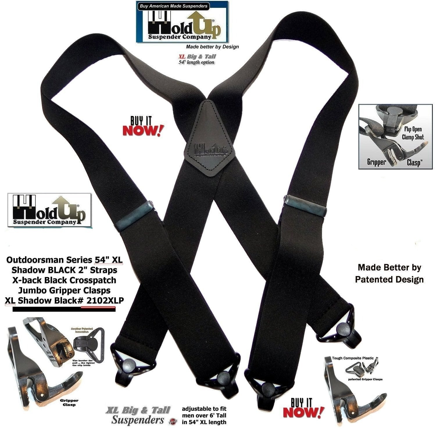 Buy 1 1/2 Inch Black Suspender Elastic Webbing Online