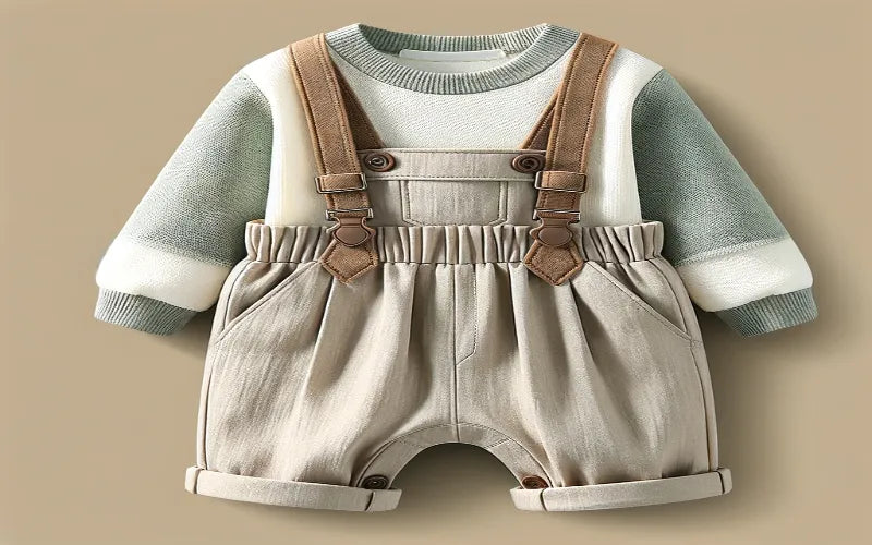 Baby Suspenders With Rompers: The Trendy Outfit You Need For Your Little One.