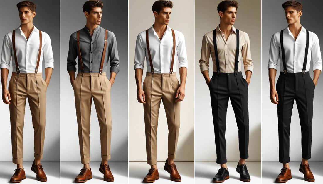 The Varied Style Suspenders: X-Back, Y-Back and H-Back