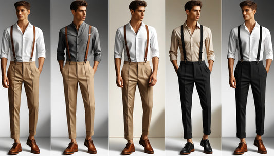 The Varied Style Suspenders: X-Back, Y-Back and H-Back