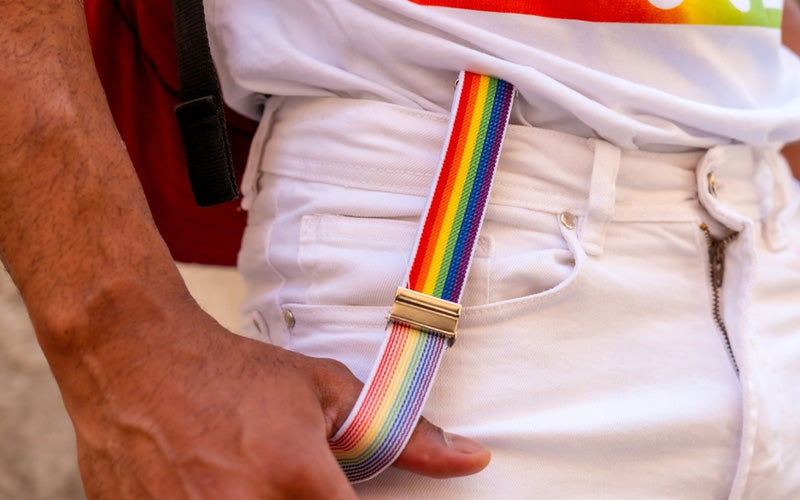  The Fashion Statement Of Rainbow Suspenders