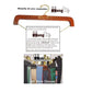 Holdup Hang-Up Hardwood Suspender Hanger and suspender collection Organizer