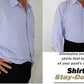 Hold-ups Stay-Downs Dress Shirt Stays Y-style With Patented No-slip Metal Clips