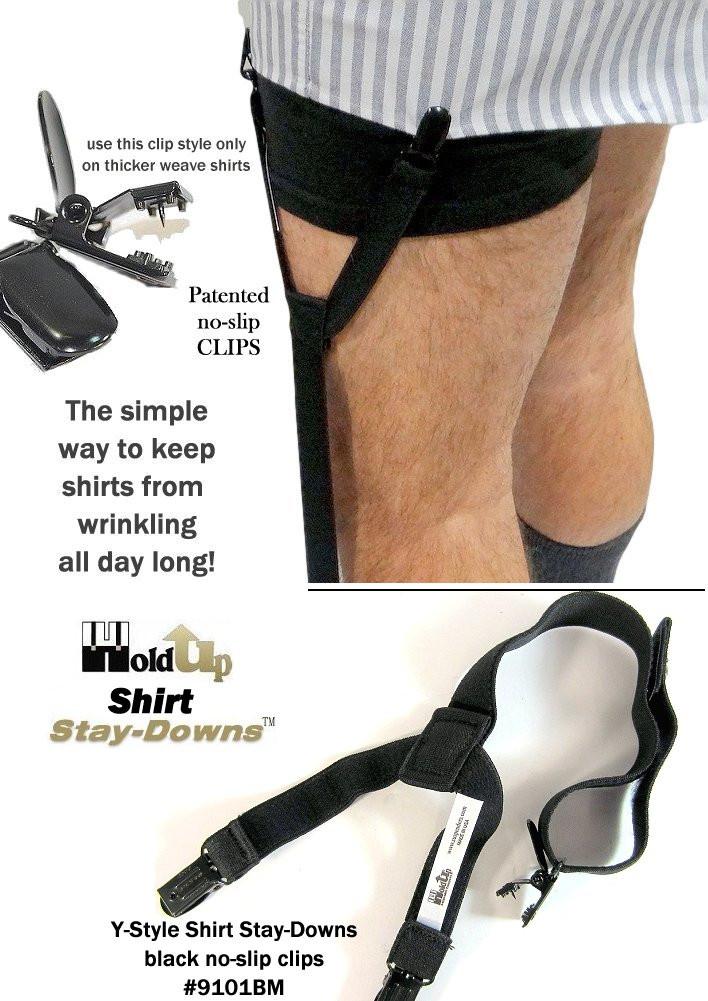 Shirt Companion Holds Down Your Shirt, Pulls Up Your Socks