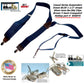 Hold-Ups Dark Ocean Blue Y-back Casual Series Suspender w/ Patented Silver tone Clip