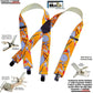 Holdup Tradesman Series Work Suspenders In Carpenter Pattern With USA Patented Jumbo No-slip Clips