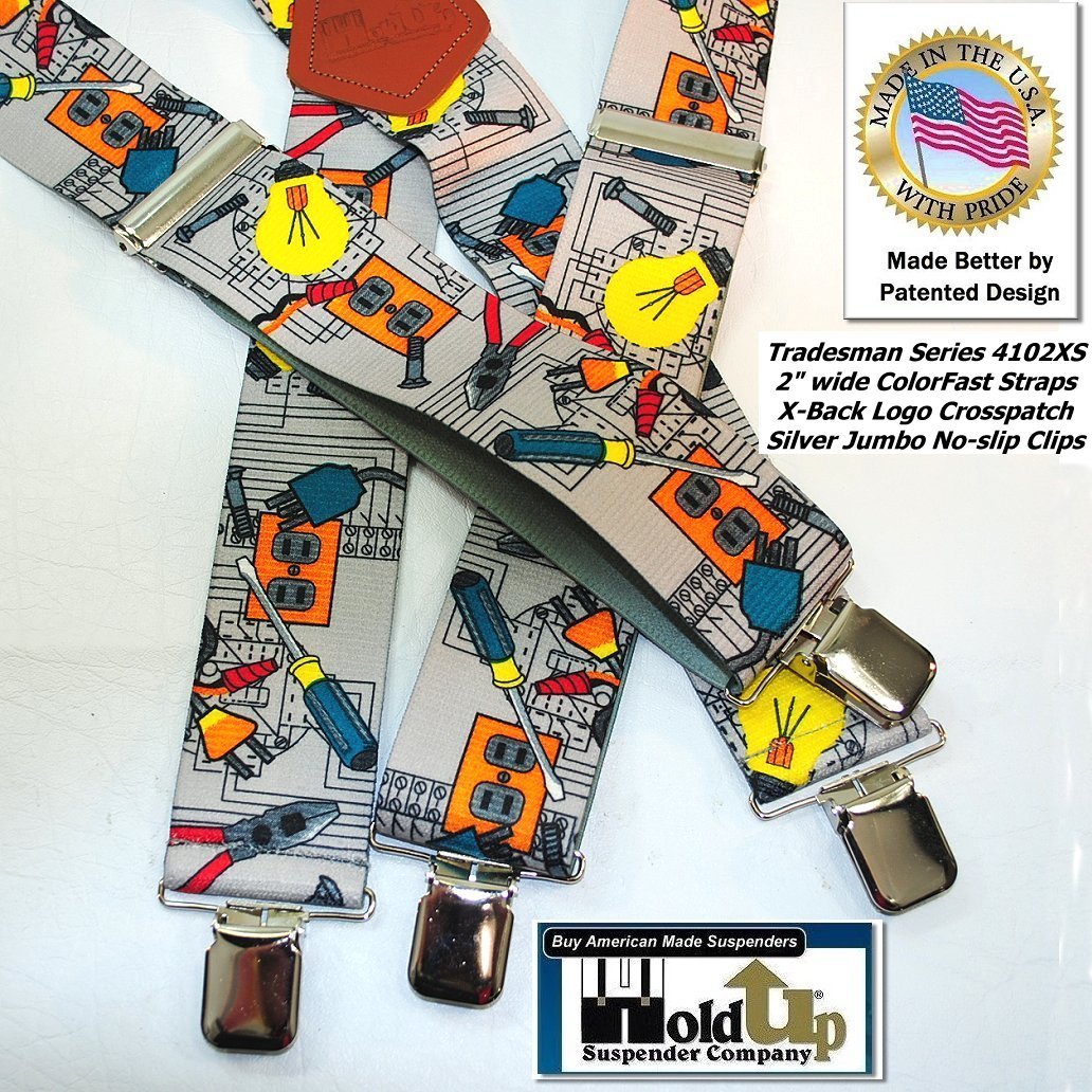 Holdup Heavy Duty Chestnut Brown Work Suspenders – Holdup-Suspender-Company