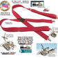 Holdup Brand Classic Series Red X-back XL Suspenders with Patented No-slip Clips